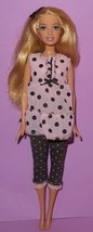 Barbie Fashion Fever Blonde Hair 2007 Polka Dots Doll Dressed L3331 - £19.98 GBP