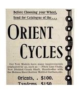 Waltham Orient Cycles Bicycles Tandem 1897 Advertisement Victorian Bike ... - $371.04 MXN