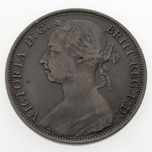 1890 Großbritannien Penny Münze IN XF+ Zustand Km #755 - £46.57 GBP