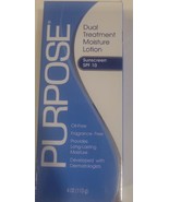 1 Purpose Dual Treatment Moisture Lotion with SPF 10, 4 Oz Bottle, EXP 0... - £30.53 GBP