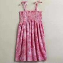 Girls Swimsuit Cover-Up Joe Boxer Pink Tie Dye Terry Beach Swim Dress-size 4/5 - £6.73 GBP