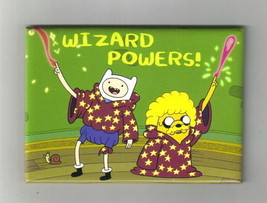 Adventure Time Finn and Jake Wizard Powers! Refrigerator Magnet, NEW UNUSED - £3.11 GBP