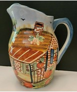 PITCHER WITH AUTUMN SCENE WCL - $20.00