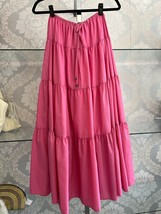 STAUD Pink Wild Orchid Tiered &quot;Lucca&quot; Skirt Style# 214-4088 Sz S $285 NWT - £132.13 GBP