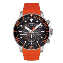 Tissot Seastar 1000 T120.417.17.051.01 SILBER/ORANGE/SCHWARZ Herren Uhr 5... - $312.06