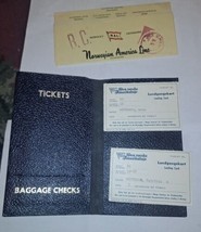 1962 Norwegian America Line Letterhead &amp; 1960 Embarkation Information - £33.07 GBP