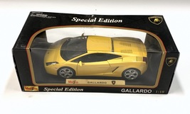 Diecast Car 1/18 scale Maisto &quot;Lamborghini Gallardo Yellow&quot; #31665  - £51.13 GBP