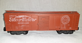 Vintage Silver Meteor Seaboard 942 Box Car with Knuckle Couplers, Tuscan... - $20.00