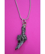 Meterorite Necklace W/ Chain Campo Del Cielo 3.3 Grams Genuine Dino Girl... - $29.99