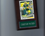 CHRISTIAN WATSON PLAQUE GREEN BAY PACKERS FOOTBALL NFL   C - $3.95
