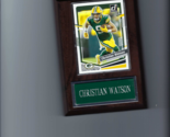 CHRISTIAN WATSON PLAQUE GREEN BAY PACKERS FOOTBALL NFL   C - £3.15 GBP