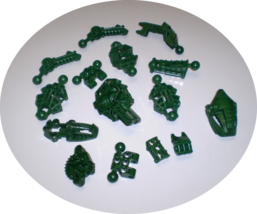 Used Lego Dark Green Technic Bionicle Liftarm Leg Mask Head Torso Part 50933 - £7.95 GBP