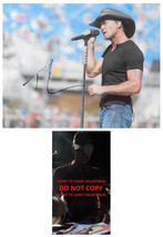 Tim McGraw Country music legend signed 8x10 photo COA exact Proof autographed. - £102.86 GBP