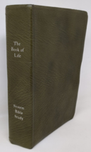 The Book Of Life System Bible Study KJV Brown Leatherette 1978 Enlarged Edition - £19.78 GBP