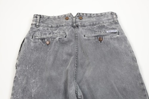 Vintage 80s 90s Streetwear Womens 28 Thrashed Pleated High Waist Denim Jeans Item image 13