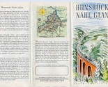 Hunsruck Nahe Glan Brochure Germany 1958 French German &amp; English  - $21.78