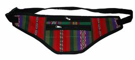 Fair Trade Peruvian Funky Hippy Bumbag/Wallet/Purse/Waist Pack (red 492) - £17.66 GBP