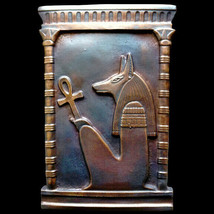 Ancient Egyptian God ANUBIS sculpture Wall Relief plaque - £21.47 GBP