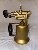 Vintage Kerosene Torch Gold Colored Air Paint Spray Can Gun Knobs Pump - £31.33 GBP