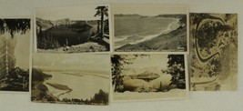 Vintage Souvenir Postcard Lot Rppc Columbia River Oregon Crater Lake Port Orford - £13.22 GBP