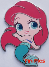 Disney Little Mermaid La Petite Sirene Ariel Chibi Princess Disneyland Paris pin - £17.13 GBP