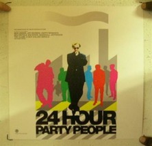 24 Hour Party People Poster Soundtrack Promo 2 Sided Manchester - $331.29 MXN