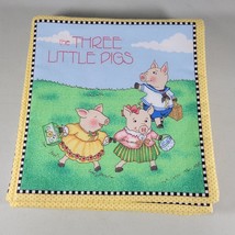 The Three Little Pigs Cloth Book Mary Engelbreit 1990s Baby Book Fabric Story - £9.56 GBP