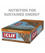 Box of 12 CLIF Bar Crunchy Peanut Butter Energy Bars 68g/2.40 oz Each Fr... - £35.02 GBP