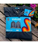 2023 ALDI Gear Windbreaker Size Small Navy Rainbow Stripe Exclusive HTF ... - $19.75