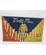 Vintage Dolly Pins Kaysons Novelty 150 Clothes Pin Display Card Stockings  - £38.91 GBP