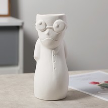 Vases Home Decore Ceramic Flower Pot Character Sculpture Storage Box Creative Cu - £33.51 GBP