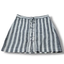 Madewell Skirt Size 4 W30&quot;in Waist A-Line Skirt Linen Blend Mini Skirt S... - $25.24