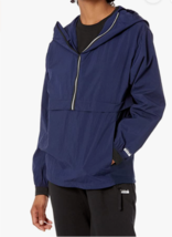 NWT Core 10 Unisex Lightweight Anorak Jacket Navy  Blue size L - £36.76 GBP