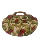 Turtlecreek Woodwork Tapestry Ladybug  on leaves Bag Wood Handle Purse S... - $82.32 CAD