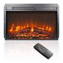 26&quot; Ultra-Thin Electric Fireplace Insert Heater w/ Remote &amp; Log Set - $2,828.48 MXN