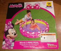 New Minnie Mouse Inflatable 3 Ring Pool Disney Junior 48 in x 48 in x 9.... - £15.18 GBP