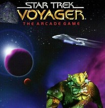 Star Trek Voyager Original Video Arcade Game Flyer Art Print 2001 Team Play - £10.09 GBP