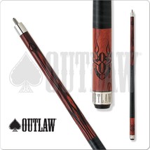 Outlaw OL21 Pool Cue Eight Ball, Flame, and Tribal Style 19oz Free Shipping! - £170.50 GBP