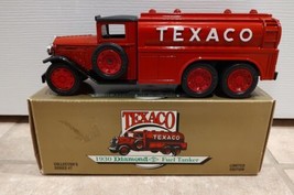 ERTL 1930 Texaco Fuel Tanker Truck Bank - Die-Cast Locking Bank with Key... - £15.42 GBP