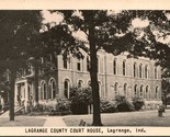 Lagrange Indiana IN - Lagrange County Court House UNP DB Postcard T17 - $6.88