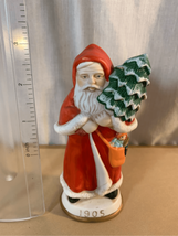 Vintage Santa Claus Figurine-CHRISTMAS EVE-1906 Ceramic Table Decor Euc - £9.98 GBP