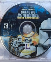 Star Wars Galactic Battlegrounds Clone Campaigns Ex P Pack-PC Cd ROM-RARE Vintage - £9.77 GBP