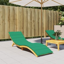  Sun Lounger Cushion Green Oxford fabric (100% polyester) Extra Long - $2,177.24 MXN