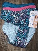 Jockey ~ 3-Pair Women&#39;s Bikini Underwear Panties Modal Blend ~ M/6 - £18.49 GBP