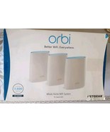  NETGEAR Orbi RBK53-100NAS AC3000 Tri-band Wi-Fi System For Parts Or Rep... - £28.79 GBP