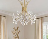 Modern Led Pendant Light, 13-Lights Golden Chandelier Ceiling Pendant Li... - $89.29