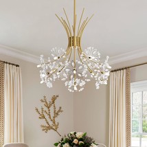 Modern Led Pendant Light, 13-Lights Golden Chandelier Ceiling Pendant Lighting F - £136.80 GBP
