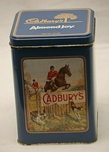 Cadbury&#39;s Milk Chocolate Metal Tin Box Advertising Container Almond Joy Candy - £15.91 GBP
