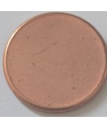 Blank Planchet Lincoln Penny Error CopperCoin - $6.74 CAD