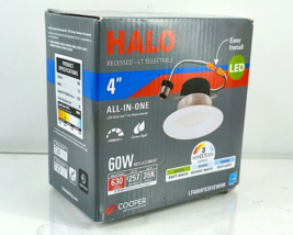 Halo LT4 Series 4 in. Selectable CCT LED Recessed Light Dimmable Retrofit Trim - $11.78